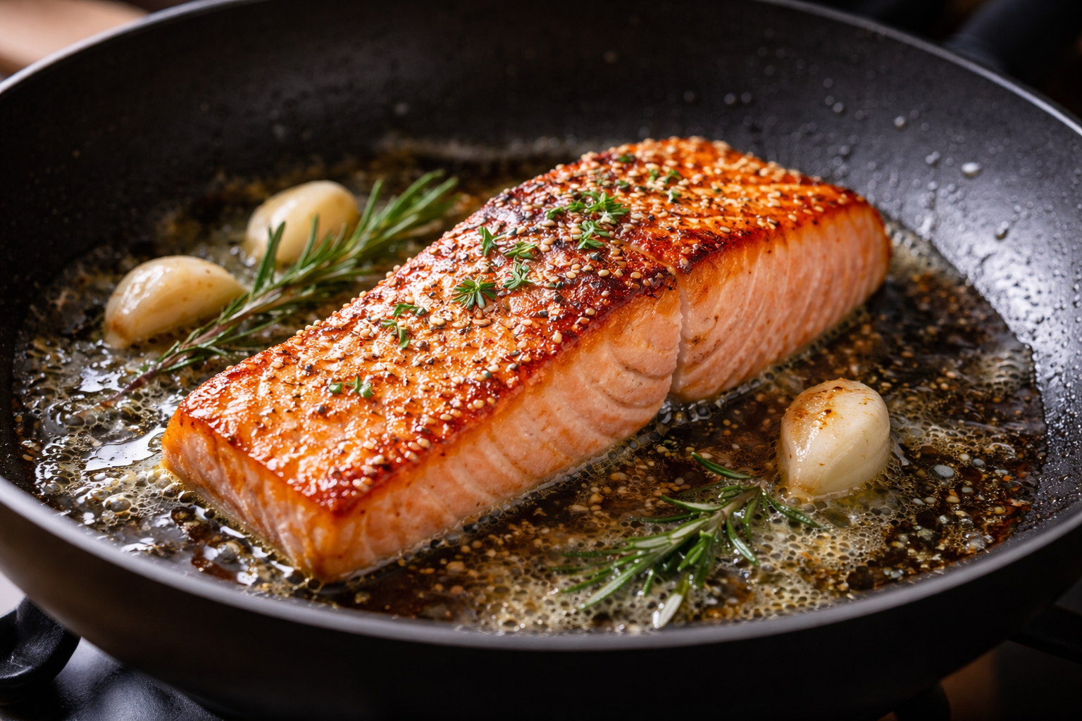 cuisson pavé de saumon