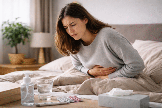 douleur au ventre suite à une intoxication alimentaire